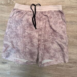 FLX Light Pink Elastic Waist Shorts